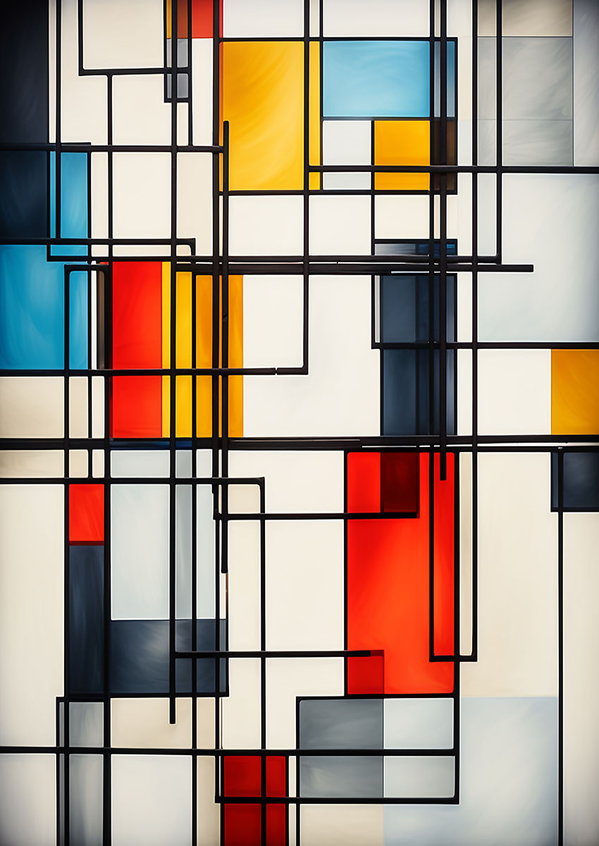 Abstract wall art prints, modern abstract posters, and canvas art category