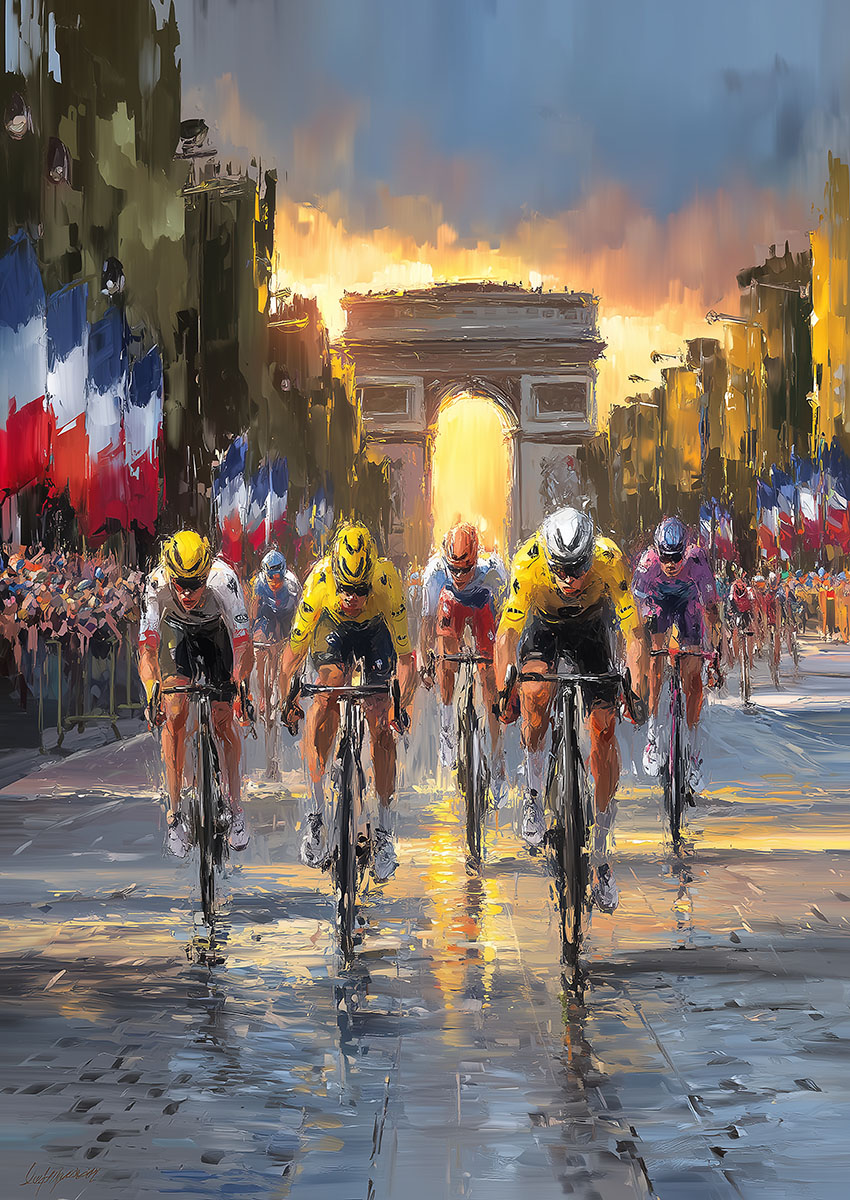Cycling wall art prints and poster category