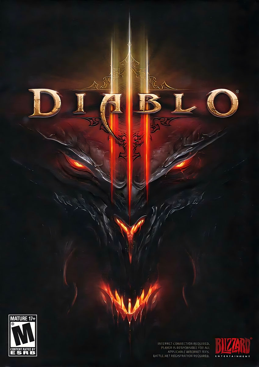 Diablo III Gaming Wall Art Canvas Print & Poster - AI PRINT LAB