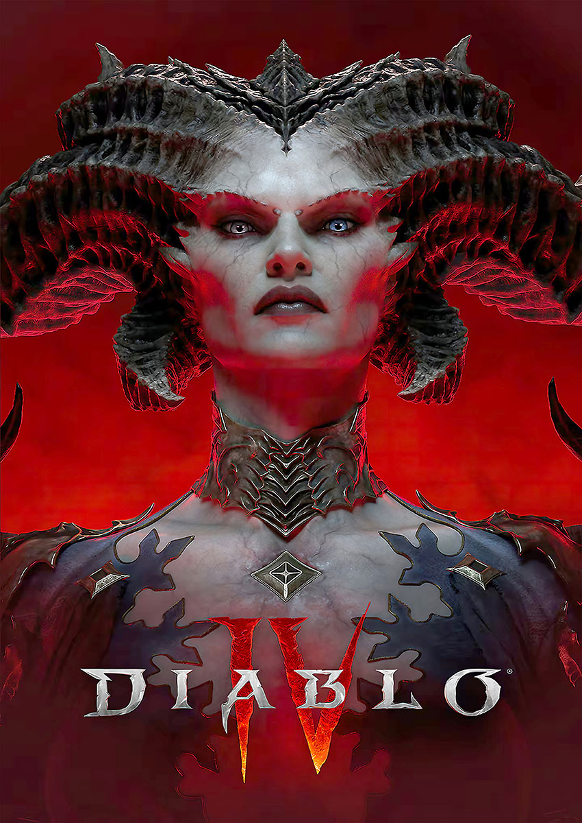Lilith Diablo IV Wall Art Canvas Print & Poster - AI PRINT LAB