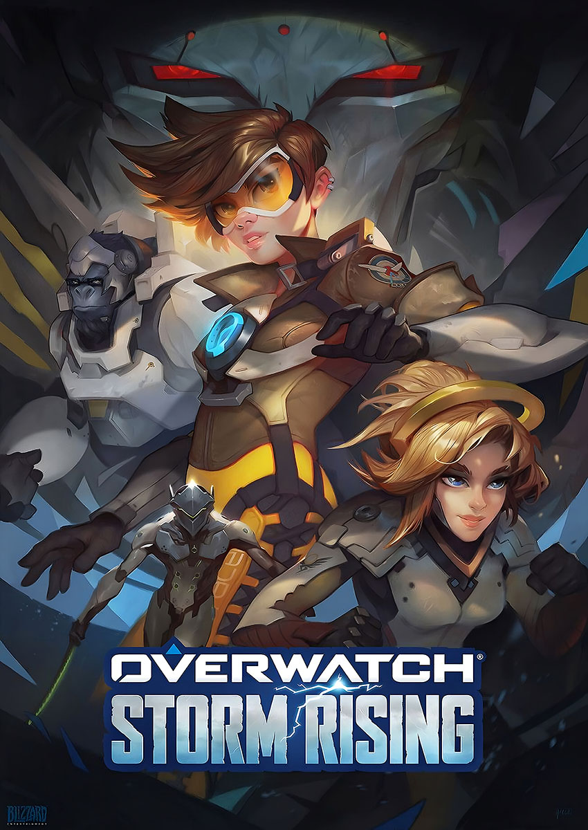 Overwatch Storm Rising Gaming Canvas Print & Poster Wall Art - AI PRINT LAB