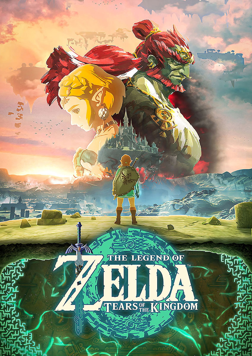 The Legend of Zelda: Tears of the Kingdom Art Canvas Print & Poster Wall Art - AI PRINT LAB