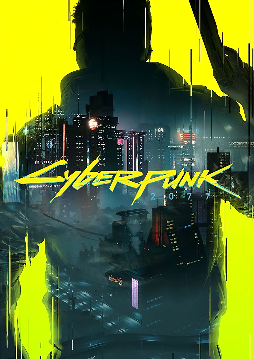 Cyberpunk 2077 Artwork Canvas Print & Poster Wall Art - AI PRINT LAB