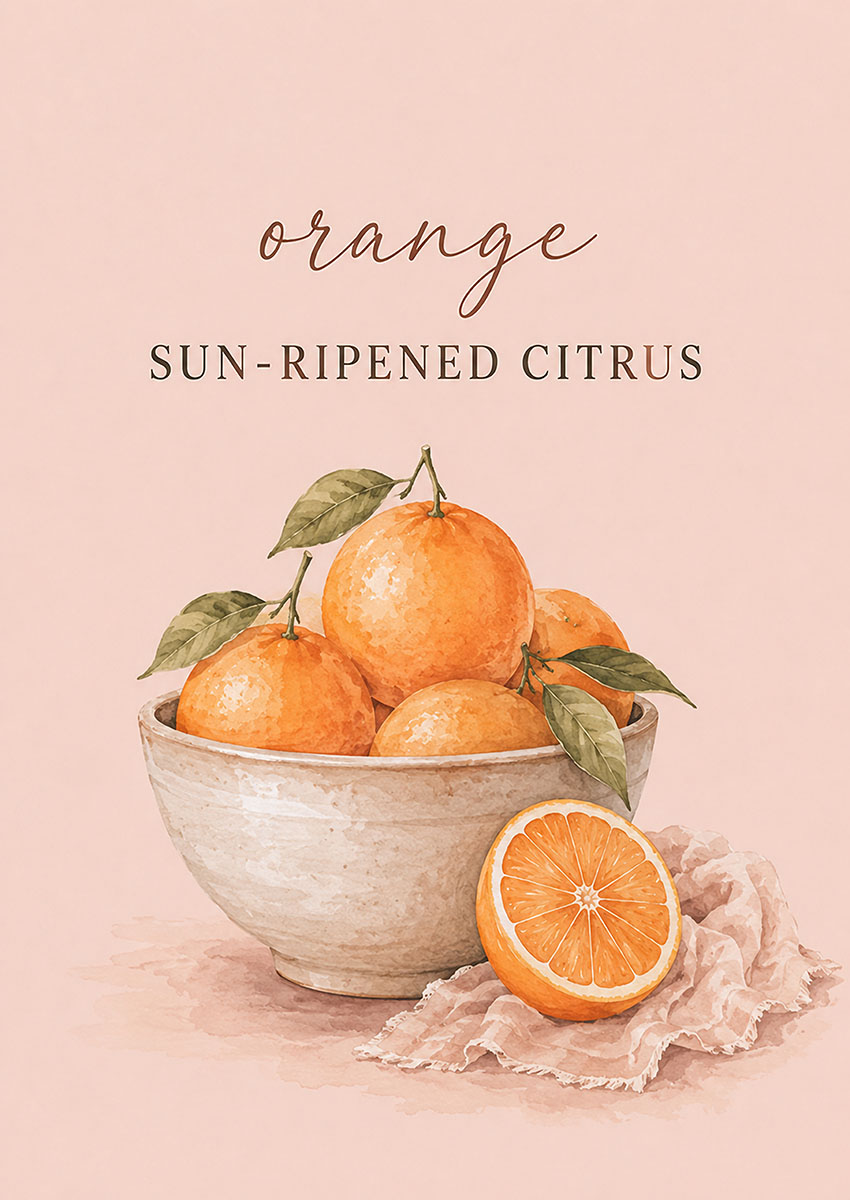 Oranges in Bowl Canvas Print & Poster Wall Art - AI PRINT LAB