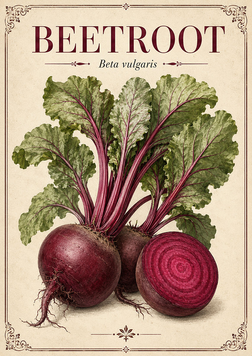 Beetroot Artwork Canvas Print & Poster Wall Art - AI PRINT LAB
