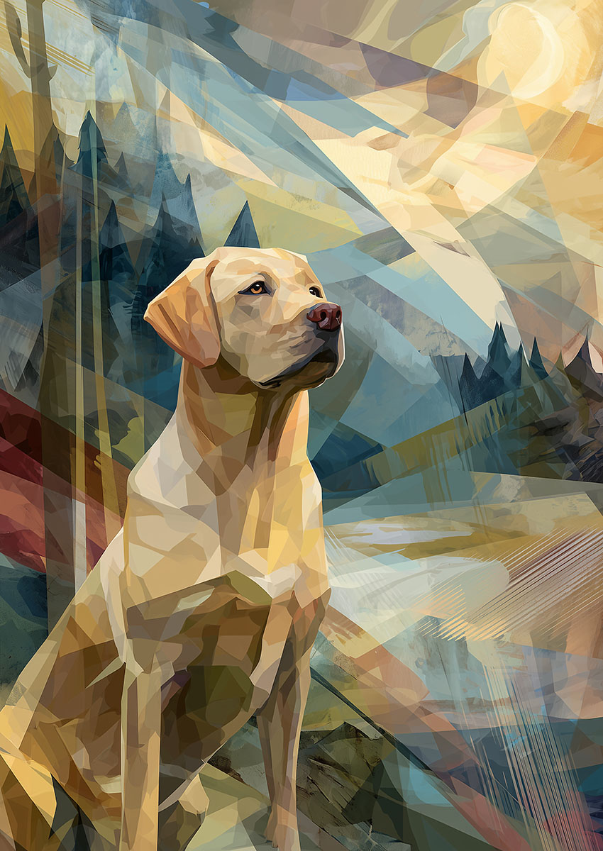 Labrador Retriever Canvas Print & Poster Wall Art - AI PRINT LAB