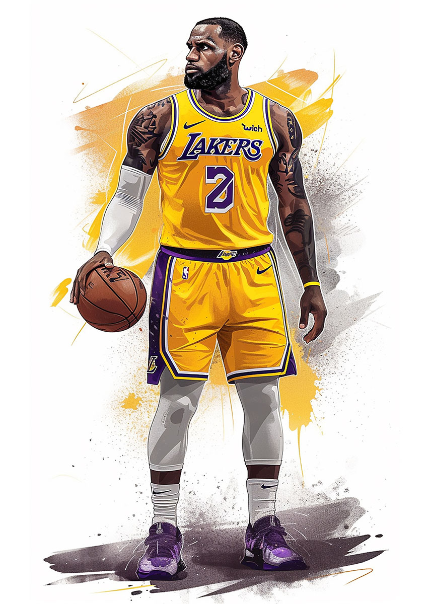 Basketball wall art prints and poster category