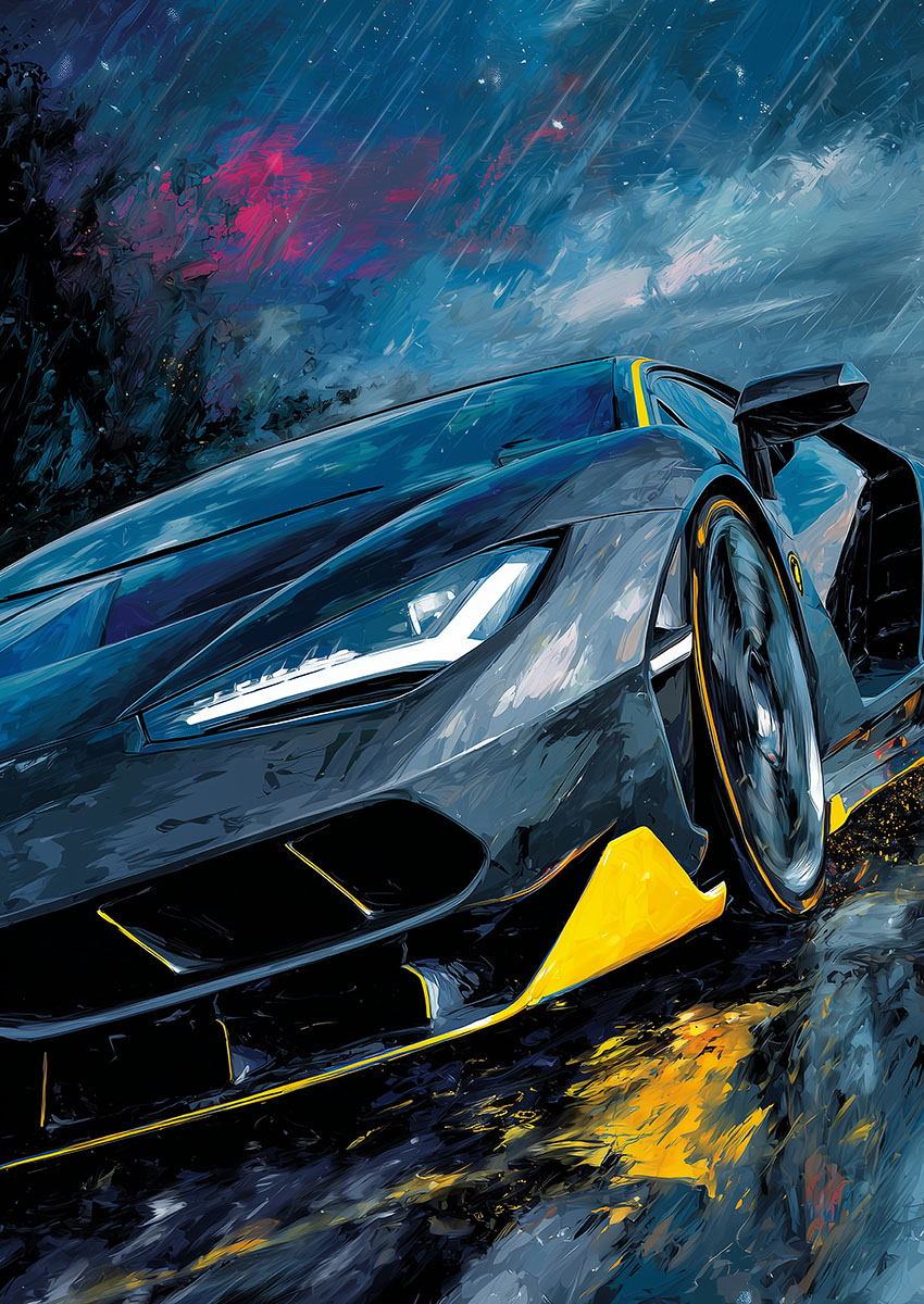 Lamborghini Centenario Canvas Print & Poster Wall Art - AI PRINT LAB