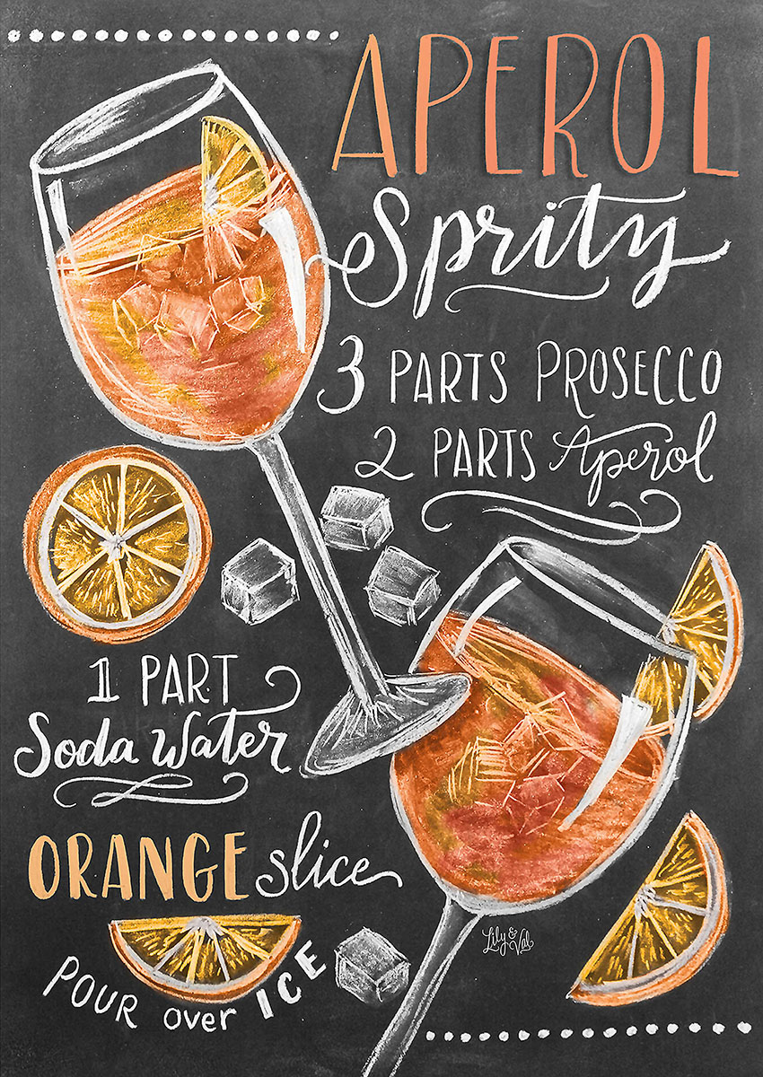 Bright Orange Cocktail Canvas Print & Poster Wall Art - AI PRINT LAB