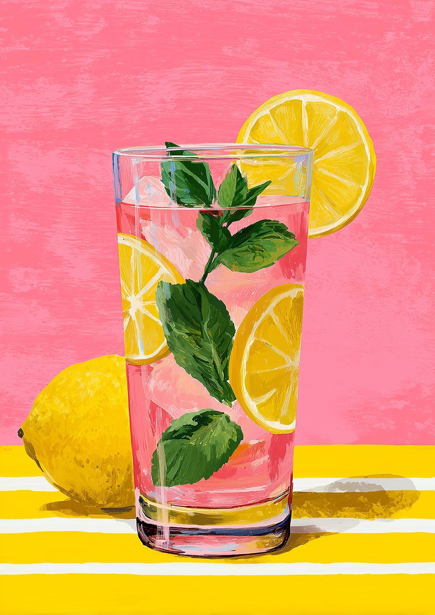 Vibrant Cocktail Art Canvas Print & Poster Wall Art - AI PRINT LAB